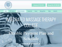 Tablet Screenshot of imtcollege.com